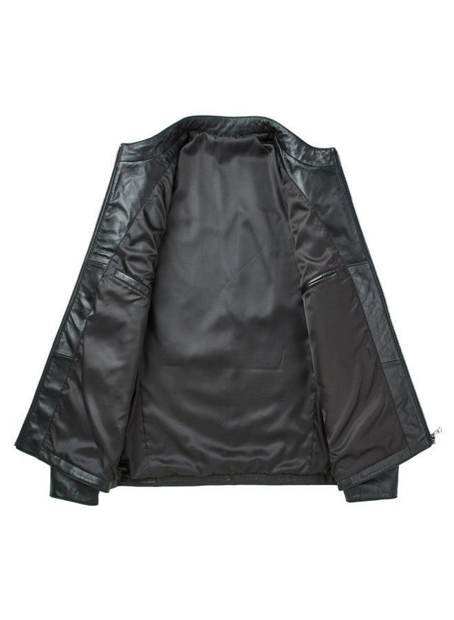 Fapai سترة جلدية حضرية عادية للخريف معطف جلد رجالي - Image 3